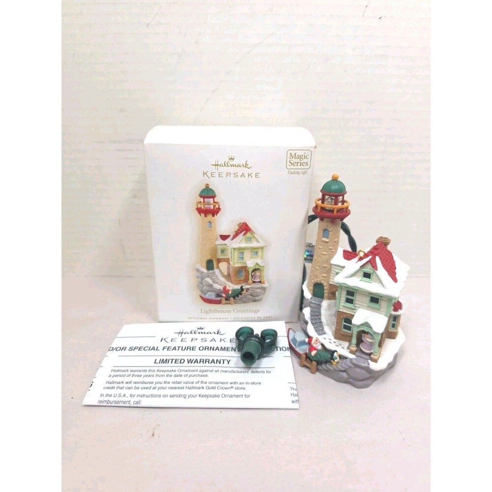 Hallmark Keepsake Ornament 2009 Lighthouse Greetings #13 In Series. W/Box
